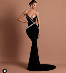 Bandage Tube Top Rhinestone Dress