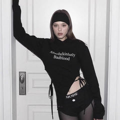 1988 High Cut Out Hoodie