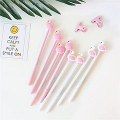 Pink Flamingo Gel Pen 3Pcs