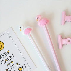 Pink Flamingo Gel Pen 3Pcs