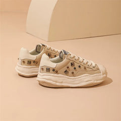 Rhinestone Luxe Radiance Shell Sneakers