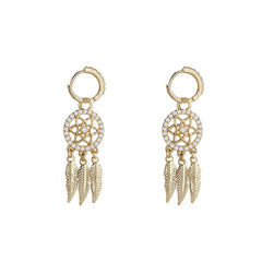 Dreamcatcher Drop Dangle Earrings