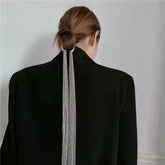 Long Chain Tassel Hairwear Barrette Party Gifts Bling Hair Clips