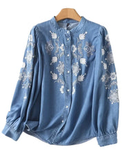Elena Denim Blouse