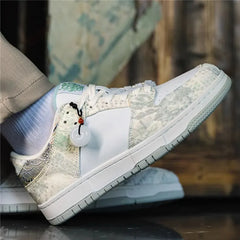 Camo Faint Green Casual Sneakers