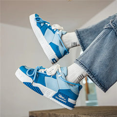 Bold Color Fusion Sneakers