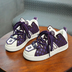 Y2K Purple Pulse Sneakers