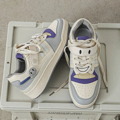 Smiley Strap Kicks Sneakers
