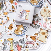 3Pcs Kawaii Little Chibi Cat Stickers