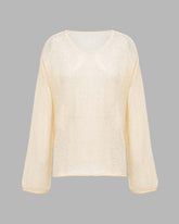 Ethereal Untitled Knit Oversized Sweater