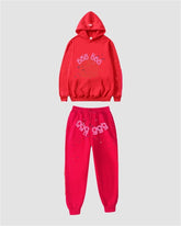 555 Spider Print Hoodie Coord Set
