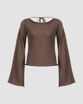 Vintage Bell Sleeves Sweater