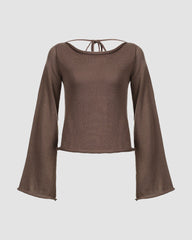 Vintage Bell Sleeves Sweater