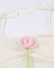 Rosebud Crochet Cami Top
