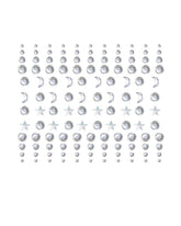 Washed Beach Trove Accent Face Embellishment Stickers