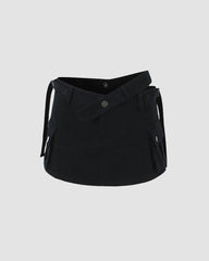 Defied Yeti Asymmetrical Cargo Skirt