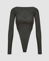 Bralet Long-sleeve Mesh Bodysuit