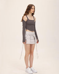 Cargo Triple Ribbin Skirt