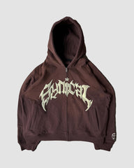 Gothic Star Zip Up Hoodie