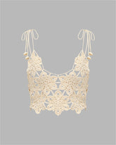 Eckleche Lace Crop Top