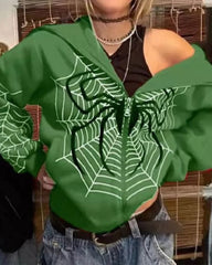 Blacksun Revolt Spider Web Hoodie