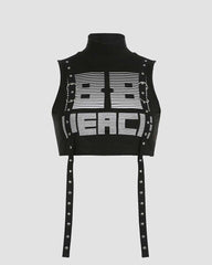 88 Merci Cropped Tank Top