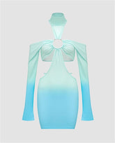 Sea Maiden Cut Out Dress