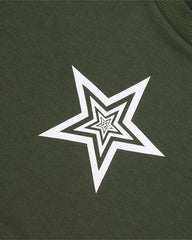 Helio Cable Knit Sleeves Star Top