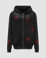 Spider Calling Zip Hoodie