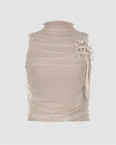 Ribbon Festival Mesh Tank Top