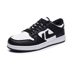 Couple Men Black White Sneakers Light Flat Shoes