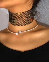 Doom Glitter Neck Choker