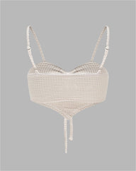 Pearls Crochet Cami Top