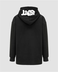 Star Graffiti Print Hoodies