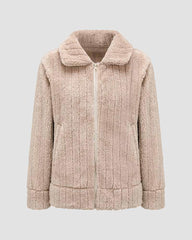 Cinderbraid Teddy Zip Jacket