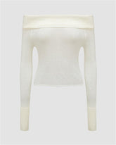Perspective Off Shoulder Knit Top