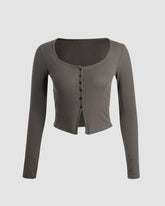 Difference Engine Cropped Cardigan