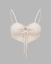 Pearls Crochet Cami Top