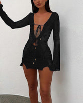 Marigold Bait Plunging Dress