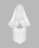 Stealth Raider Corset with Hood