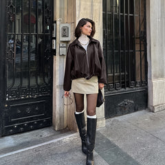 Brown Leather Jacket