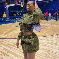 Shoelace Jacket With Skirt Coords