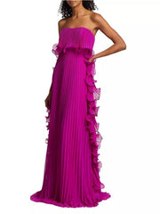 Wrap-Around Full-Skirted Dress