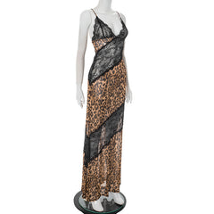 Lace Deep V Bandeau Fish Tail Dress