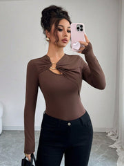 Asymmetrical Cut-Out Top