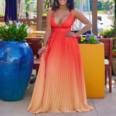 V-Neck Strapless Wrap-Around Bustier Dress