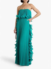 Wrap-Around Full-Skirted Dress
