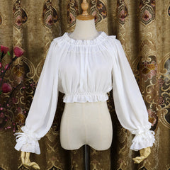 Lolita Sweet Chiffon with Ruffle Shirt