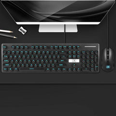 Pastel Round Button Wire Keyboard