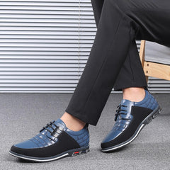 Mens Big Oxfords Leather Shoes